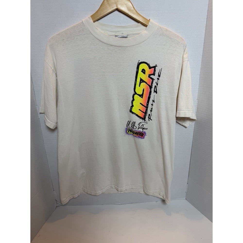 Vtg MSR Racing Mike Larocco The Predator Shirt Large 242